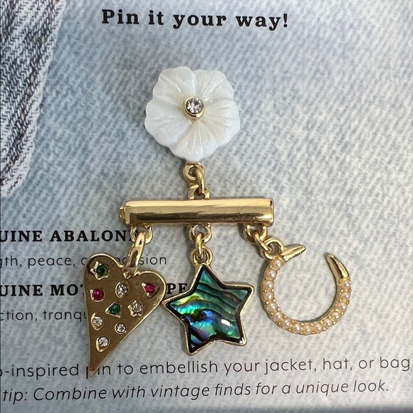 Luna Norte | Abalone, Mother Of Pearl Brooch - Picture 5 of 6